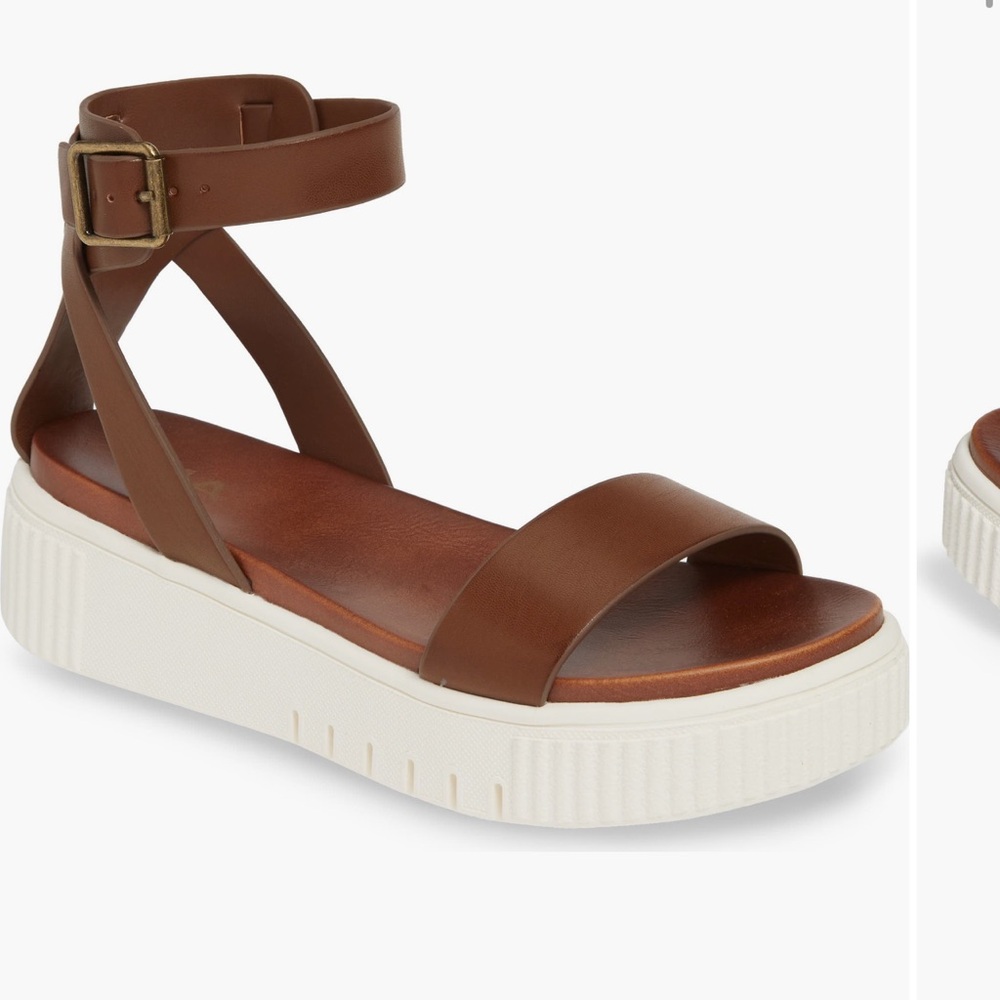 MIA Lunna Platform Ankle Strap Sandal